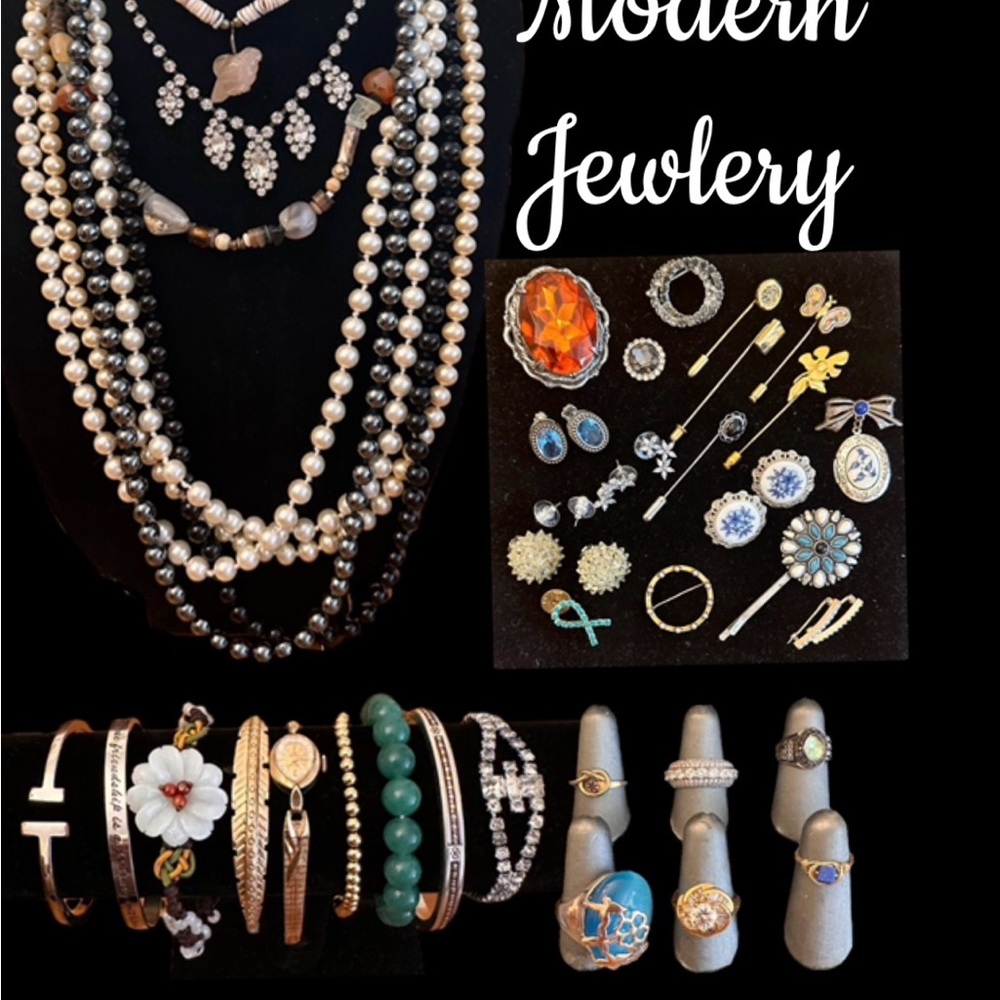 Antique vintage and modern jewlery collection MUST SEE UNIQUE PIECES